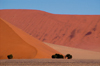 Namibia Multi colored sanddunes scenic, near Sossusvlei - photo by B.Cain