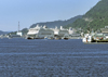 Alaska - Juneau: cruise ships docked (photo by A.Walkinshaw)