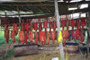 Brooks range, Alaska: drying and smoking salmons - photo by E.Petitalot