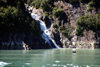 Alaska's Inside Passage - Tracy Arm Fjord: waterfall (photo by Robert Ziff)