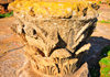 Tipaza, Algeria / Algrie: Corinthian capital decorated with acanthus - Great Christian Basilica - Tipasa Roman ruins, Unesco World Heritage site | chapiteau corinthien dcor de feuilles dacanthes - Grande Basilique Chrtienne - ruines romaines de Tipasa, Patrimoine mondial de l'UNESCO - photo by M.Torres