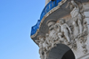 Alger - Algrie: anges et armoiries - dcoration d'immeuble - coin av. Ernesto Che Guevara, place des Martyrs - photo par M.Torres