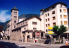 Andorra - Escaldes-Engordany: the Church - day time - Esglsia de Sant Pere Mrtir - avinguda Carlemany - photo by M.Torres