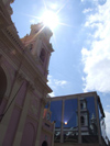 Argentina - Salta - Cathedral reflecting on glass faade - images of South America by M.Bergsma