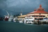 Australia - Cairns / CNS (Queensland): Trinity wharf seen from the deck of a cruise ship  - photo by  Picture Tasmania/Geoff Lea