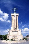 Menorca - Balearic islands - Spain: Monte Toro - Christ statue (photo by Tony Purbrook)