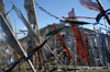 Bhutan - forest of prayer flags, at Chele La - photo by A.Ferrari