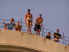 Mostar: diver on the bridge (photo by J.Kaman)