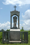 Brazil / Brasil - Porto Acre: Seringal Bom Destino - former rubber plantation - angel / anjo - capela de ferro (photo by Marta Alves)