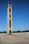 Brazil / Brasil - Brasilia: art - Praa dos Trs Poderes - Three Powers Square (photo by M.Alves)