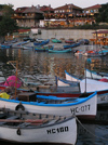 Nesebar: white boats (photo by J.Kaman)