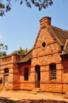 Gitega / Kitega, Burundi: colonial school building, now housing the youth center - Centre des Jeunes de Gitega - photo by M.Torres