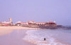 Cape Verde / Cabo Verde - Sta. Maria, Sal island: view from the beach - vista da praia - photo by M.Torres