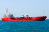 Palmeira, Sal island / Ilha do Sal - Cape Verde / Cabo Verde: Chemical tanker M/T 'Serra Theresa' DWT 1520 - houble hull - call sign V2RJ, IMO 9254965 - photo by E.Petitalot