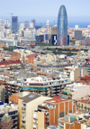 Barcelona, Catalonia: the Jean Nouvel designed Agbar Tower - built by Dragados - Poblenou, Sant Mart district - photo by B.Henry