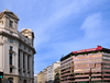 Barcelona, Catalonia: Passeig de Grcia - neo-classical building and Banco Pastor, corner of Carrer d'Arag - Eixample district - photo by M.Torres