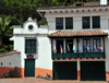 Bogota, Colombia: funicular ticket office - base of Monserrate Hill - taquilla - Santa Fe - photo by M.Torres