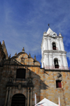 Bogota, Colombia: Iglesia de San Francisco, the oldest church in Bogot - ashlar faade - corner Avenida Jimnez de Quesada, Carrera Sptima - Veracruz - Santa Fe - photo by M.Torres