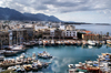 Kyrenia, North Cyprus: yachts and fishing boats - view over the medieval harbour from the castle - photo by A.Ferrari