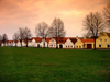 Czech Republic - Holasovice (Southern Bohemia - Jihocesk - Budejovick kraj): traditional rural houses - Holaovice Historical Village Reservation - Unesco world heritage site - Rural Baroque - photo by J.Kaman