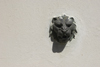 Czech Republic - Prbram: Svata Hora - lion head on a wall - photo by H.Olarte