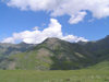 Russia - Dagestan - Tsumada rayon - Zanachi: green mountain (photo by G.Khalilullaev)