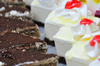 Ro San Juan, Mara Trinidad Snchez province, Dominican republic: slices of tiramisu and meringue cake - photo by M.Torres