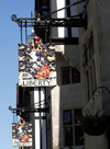 London: Liberty department store - signs - Regent Street - West End shopping district (photo by K.White)