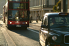 London: taxi and doubledecker bus - Stagecoach, bus nr 15 - the Strand - City of Westminster - photo by K.White