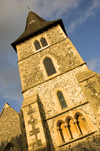 Kent, England: small village church - bell tower - photo by B.Henry