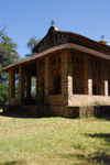 Gondar, Amhara Region, Ethiopia: Debre Berham Selassie church - front porch - photo by M.Torres