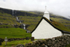 Saksun, Streymoy island, Faroes: cemetery and the church, which was moved from Tjornuvik in the 19th century - photo by A.Ferrari