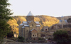 Georgia - Tbilisi: Metekhi church and the Armenian Cathedral of St Georg (photo by M.Torres)