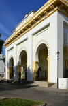 Gibraltar: moorish faade of the Holy Trinity Anglican Cathedral - Cathedral Square - photo by M.Torres