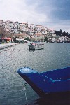 Greece - Kastoria (Makedonia / Macedonia)  local boat design (photo by Miguel Torres)