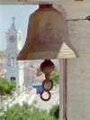 Greek islands - Samos - Pythagorion : bell - photo by M.Bergsma