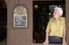 Greece, Dodecanese Islands,Rhodes: man looking out of old style coffee shop in Old Town - photo by P.Hellander