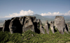 Greece - Meteora: sandstone rock pillars - photo by A.Dnieprowsky