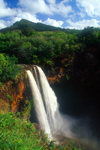 6 Hawaii - Kauai Island: Wailua Falls: Before Europeansarrived, native Hawaiian men would jump from these falls to prove theirmanhood - they didn't always survive - Hawaiian Islands - photo by D.Smith