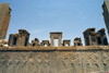 Iran - Persepolis: palace of king Darius I the Great - southern faade - Tachara - photo by M.Torres