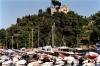 Italy / Italia - Portofino (Liguria - Genova province): under the palace - Cinque Terre (photo J.Rabindra)