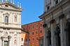 Rome, Italy: Via Nazionale - Largo Magnanapoli - Chiesa Santa Caterina da Siena, Church of Sts. Dominic and Sixtus and Pontifical University of St. Thomas Aquinas - photo by M.Torres