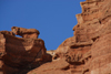 Kazakhstan, Charyn Canyon: Valley of the Castles - layers of sedimentary rocks - photo by M.Torres