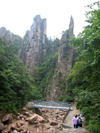 North Korea / DPRK - Kumgang mountains - Samson Rocks: hiking - photo by R.Eime