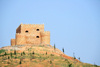 Erbil / Hewler / Arbil / Irbil, Kurdistan, Iraq: Khanzad Castle / Citadel - hill top fortress on the road to Shaqlawa, built in the Soran Period, an early 16th century a Kurdish emirate - designed with a squat turret on each of its four corners - photo by M.Torres