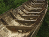 Laos - Don Det Island - Si Phan Don region - 4000 islands - Mekong river: detail of a canoe - photo by M.Samper