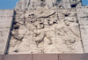 Latvia / Latvija - Riga: Liberty monument - the Latvian army advances - relief - sculptor: K. Zale, architect: E. Stalberg /Brivibas piemineklis - cilnis - photo by M.Torres