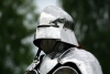 Latvia - Cesis: sarour helmet - medieval festival (Cesu Rajons - Vidzeme) (photo by A.Dnieprowsky)