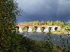 Latvia - Kuldiga / Goldingen (Kurzeme province): bridge over the Venta river  (Kuldigas Rajons) / Tilts par Ventu (photo by A.Dnieprowsky)