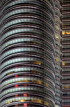 Kuala Lumpur, Malaysia: Petronas Towers - bustle area detail - the facade uses a 33,000-panel curtain wall cladding system - photo by M.Torres